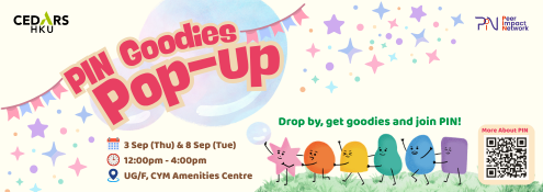 PIN Goodies Pop-up (3 Sep & 8 Sep, 12 - 4pm)